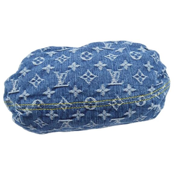 Louis Vuitton Blue Monogram Denim Pleaty Handbag - Picture 8 of 8